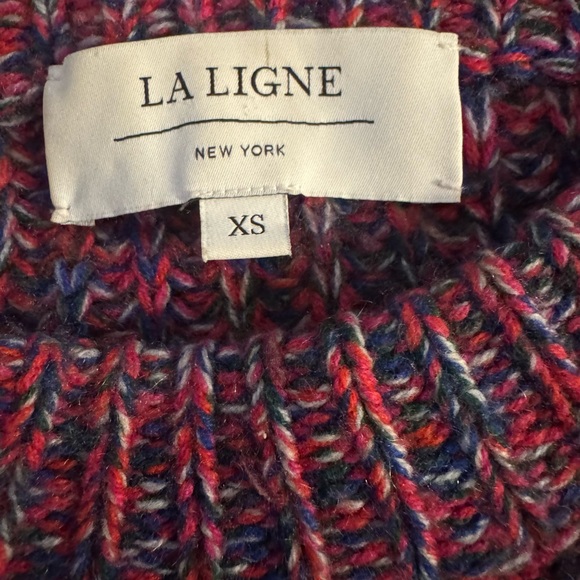 La Ligne Toujours Marled Cashmere Sweater - Picture 4 of 10